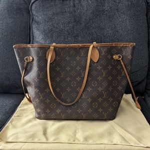 LV Neverfull MM authentic